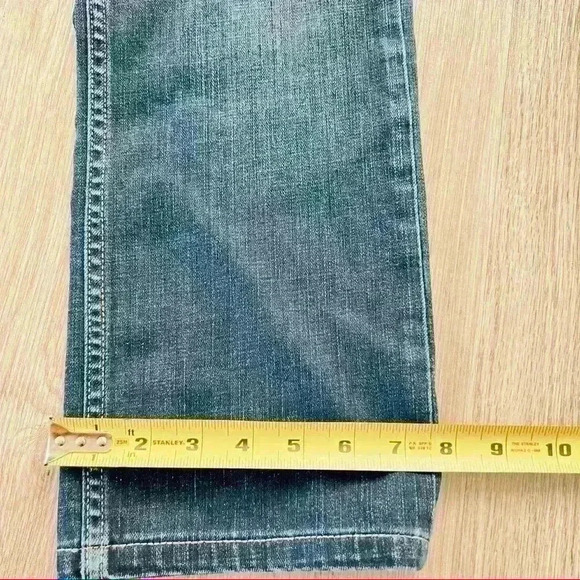 PARASUCO BLUE WOMEN MID RISE STRAIGHT LEG DENIM JEANS  SIZE 32 - Picture 11 of 15